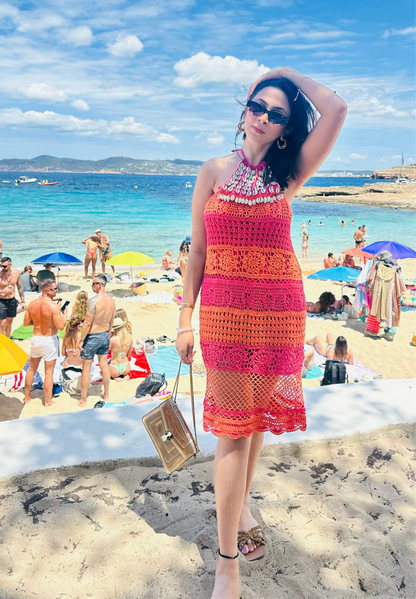 Mykonos Crochet Dress