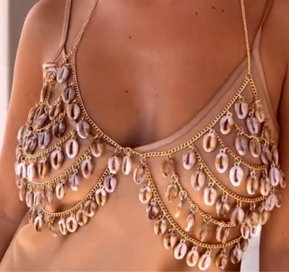 Charm chain Bralette