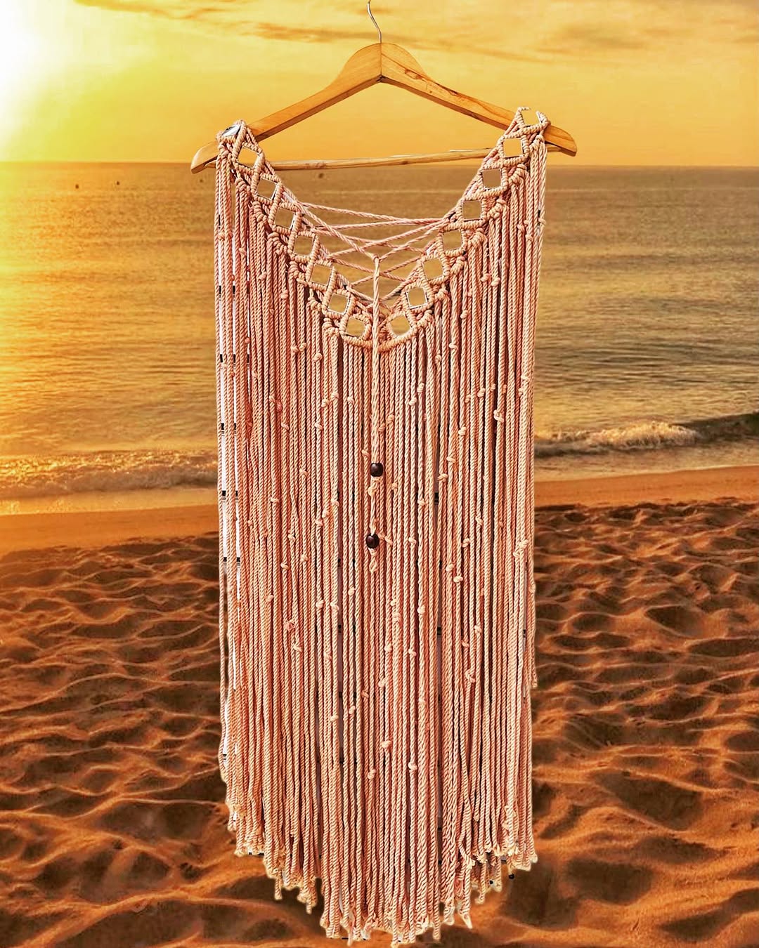 Breeze Macramé cape