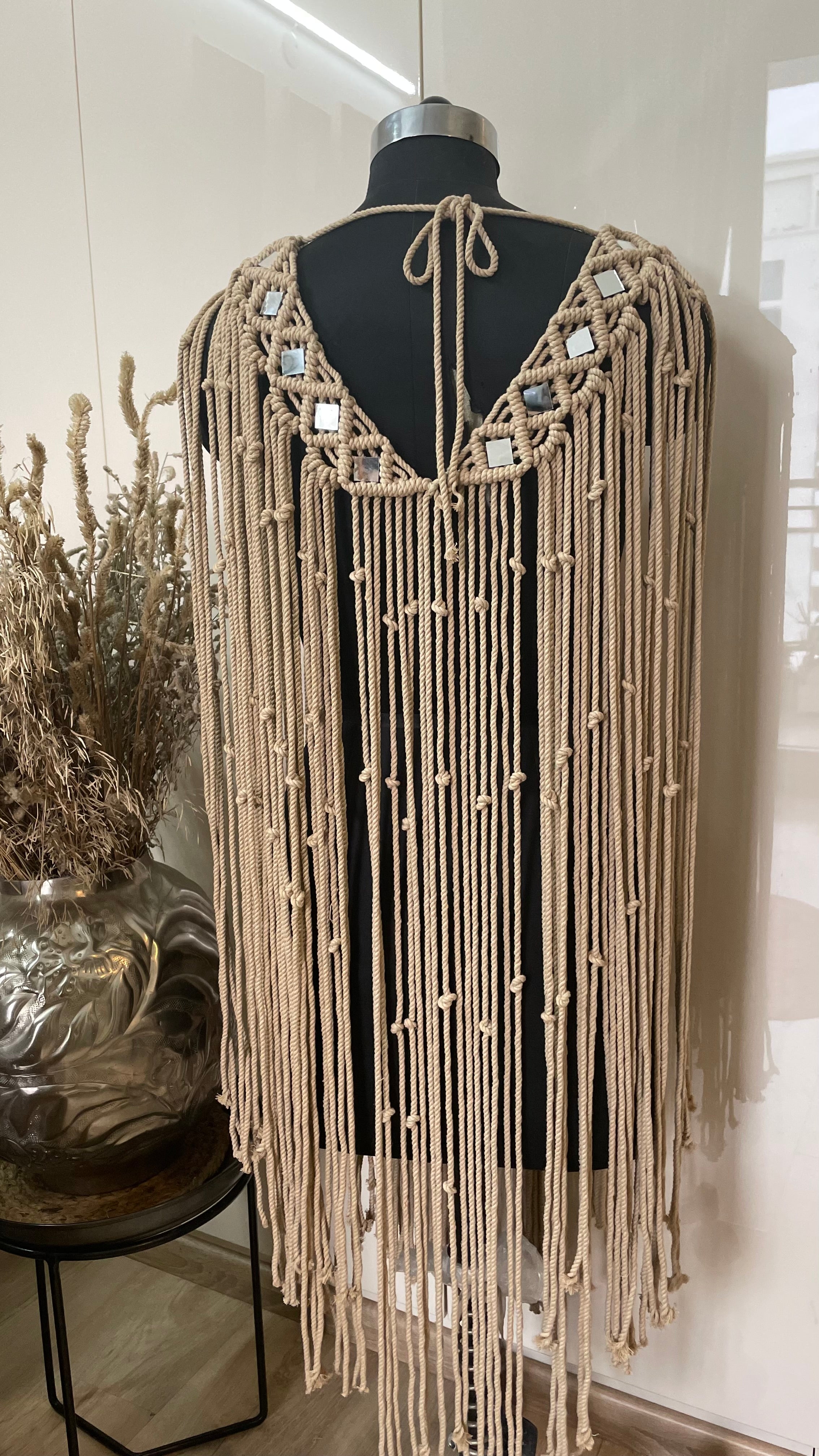 Breeze Macramé cape