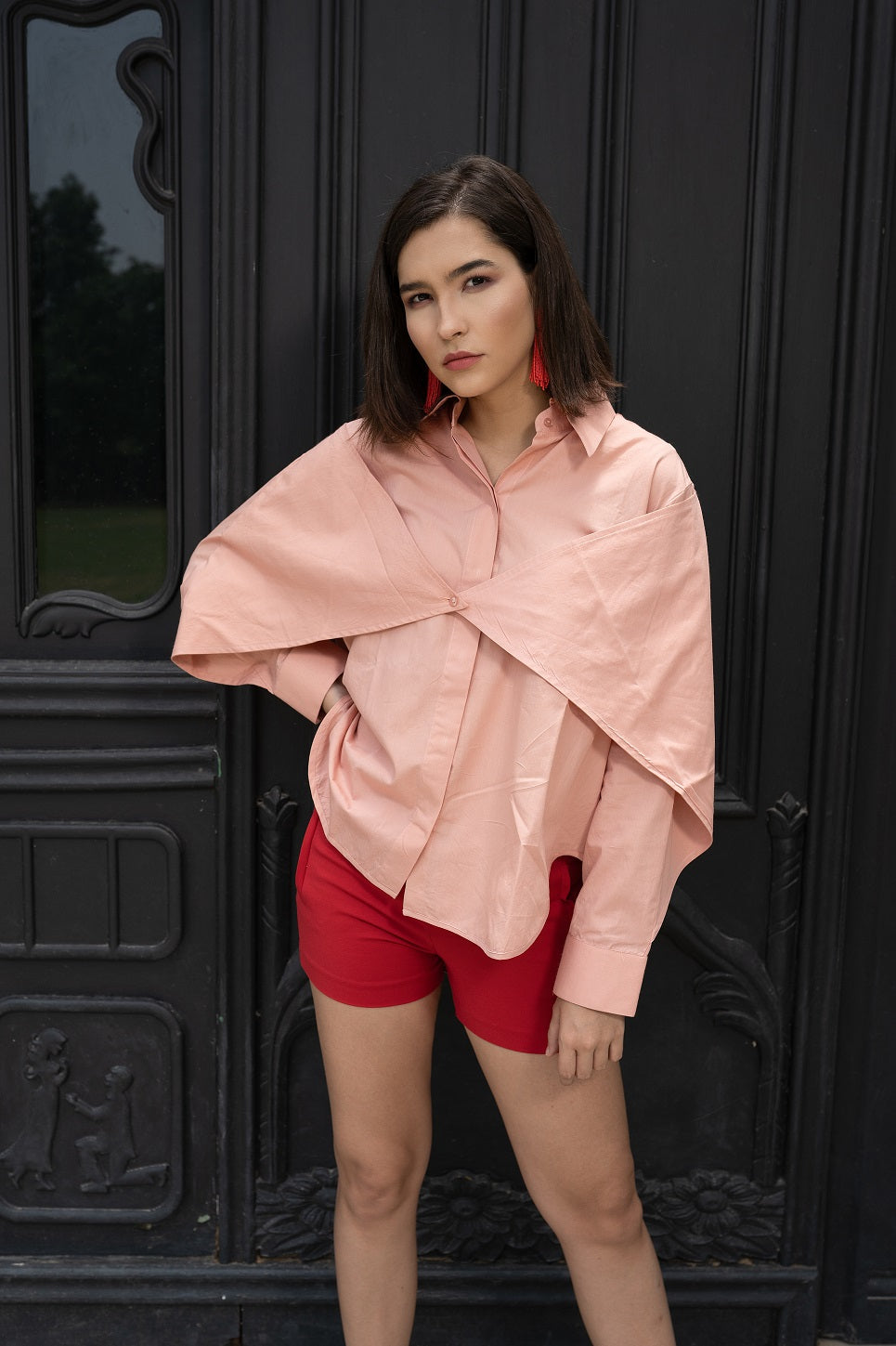 XOXO Peach Envelope Shirt